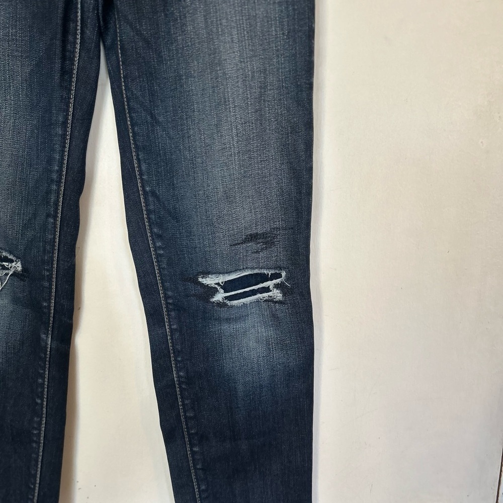 White house black market, the skimmer size 0 dark wash denim - Picture 5 of 12